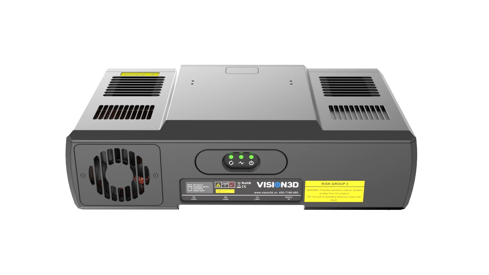 Metrology-Grade Blue Light 3D Scanner