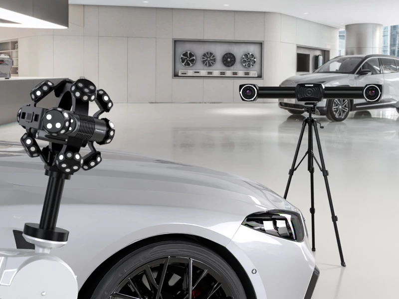 Optical Tracking Blue Light 3D Scanner