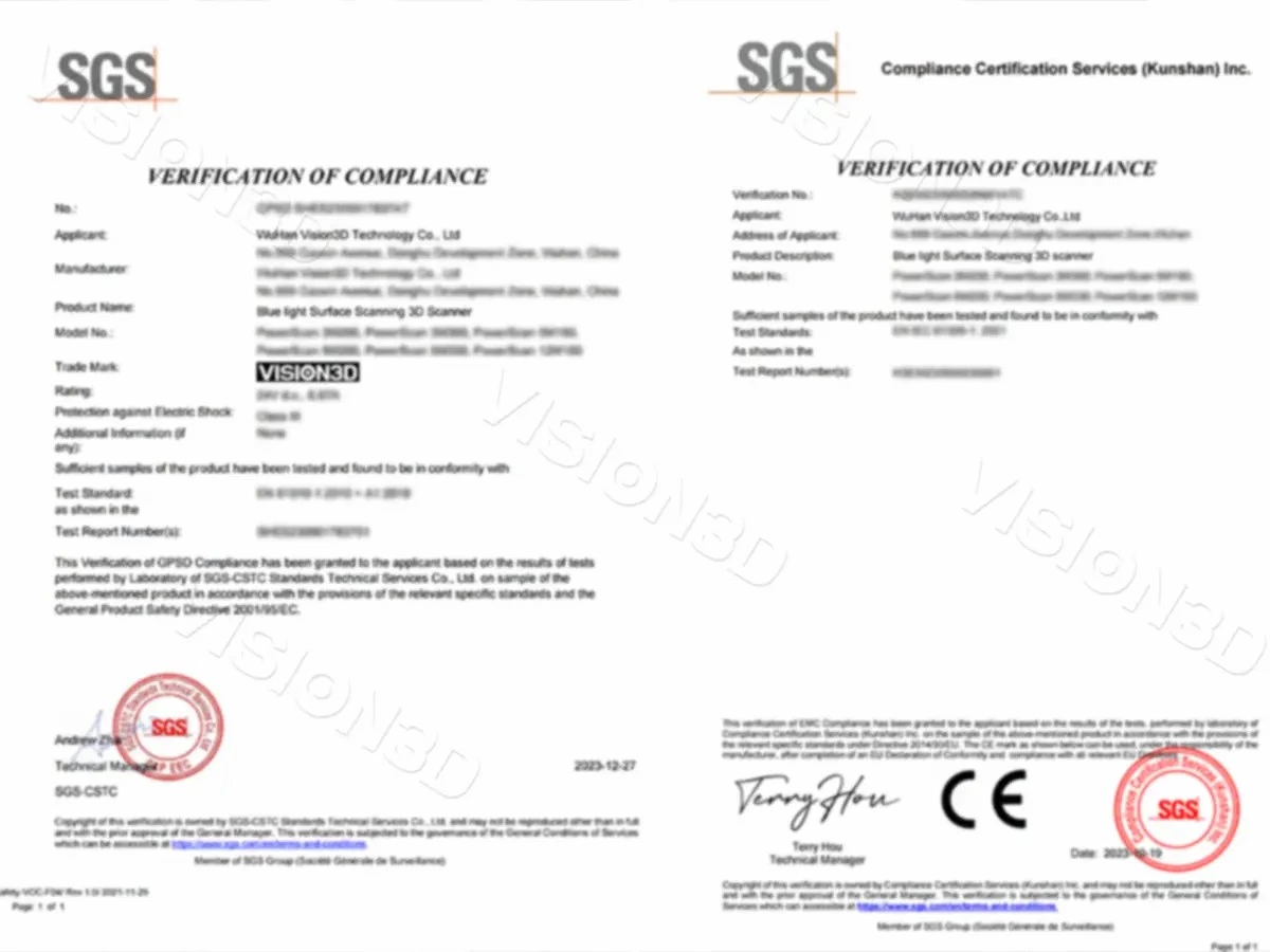 Going Global At Full Speed: Vision3d Blue Light 3d Scanning System Achieves Ce Certification