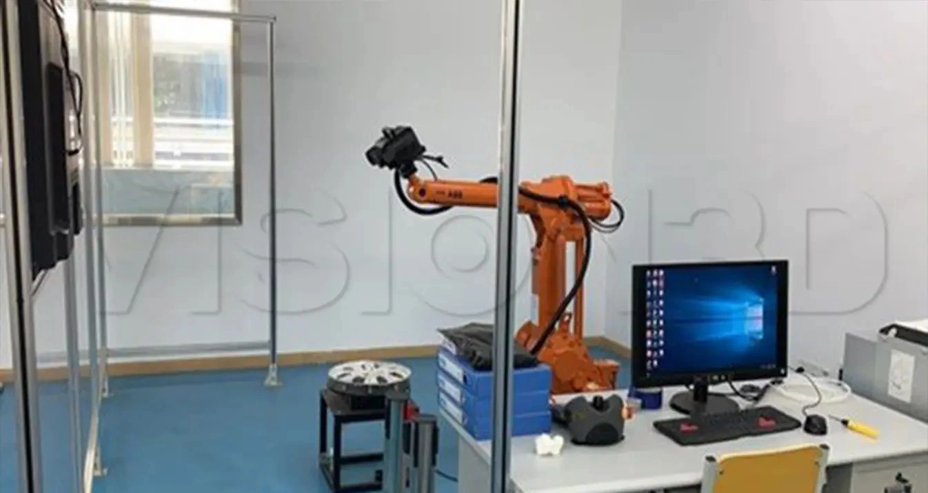 Blue light 3D measurement system training at Wuhan University of Technology