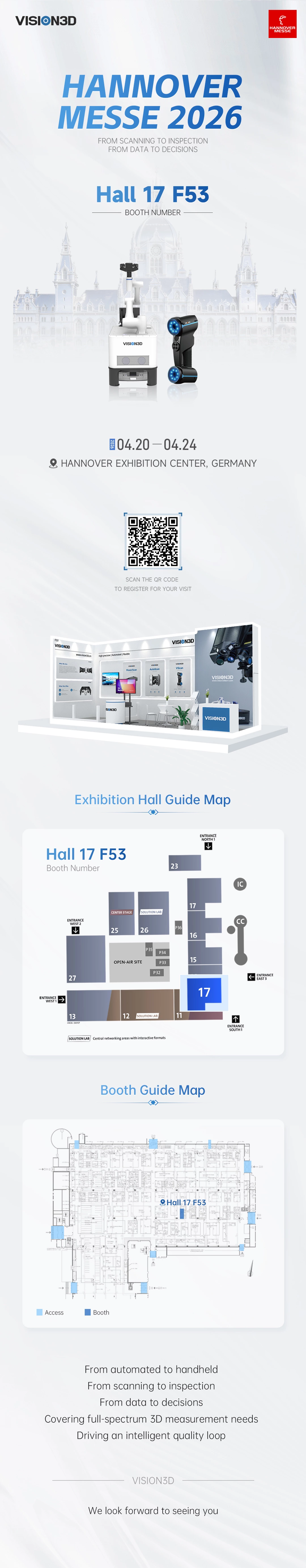 Next Stop, Germany! VISION3D Invites You to Hannover Messe 2026