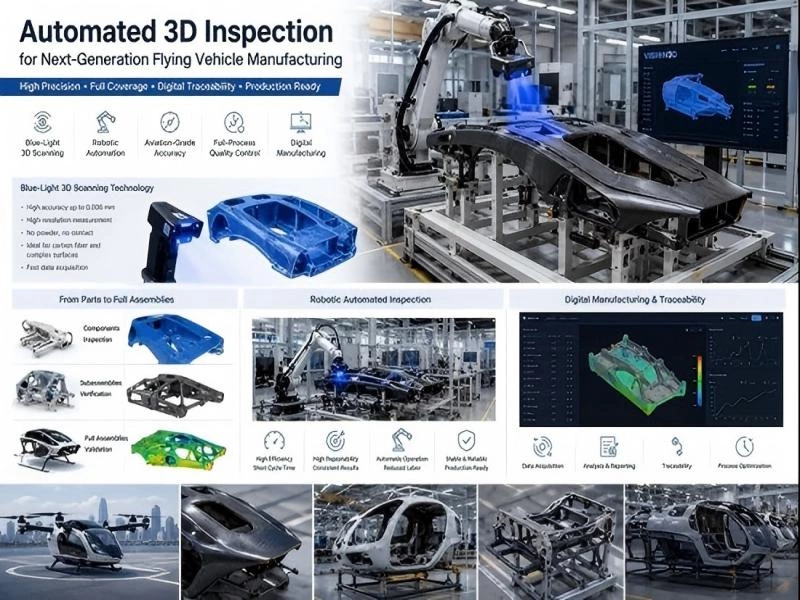How Automated 3D Inspection Is Enabling the Next Generation of Flying Vehicle Manufacturing