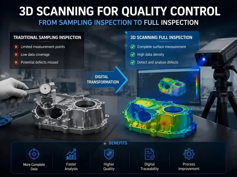 3D Scanning for Quality Control: From Sampling Inspection to Full Inspection