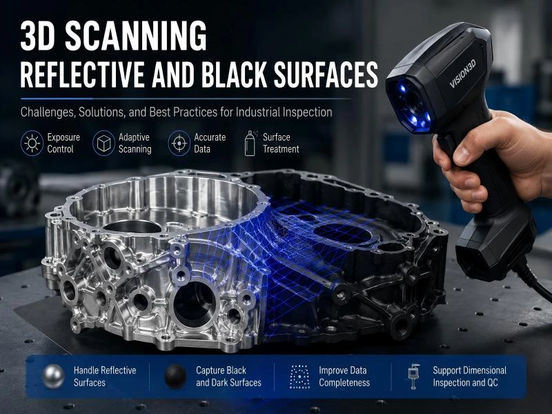 3D Scanning for Reflective and Black Surfaces: Challenges and Solutions