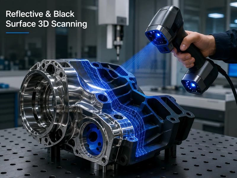 3D Scanning for Reflective and Black Surfaces: Challenges and Solutions