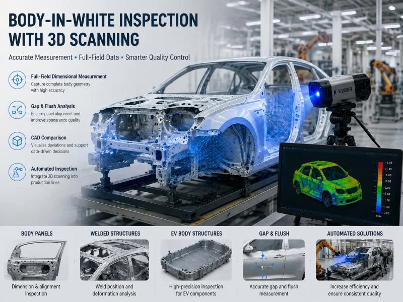 Body-in-White Inspection: How 3D Scanning Improves Automotive Manufacturing Quality