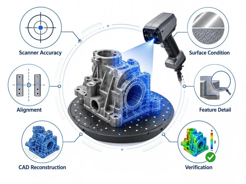 3D Scanning for Reverse Engineering: From Physical Part to CAD Model