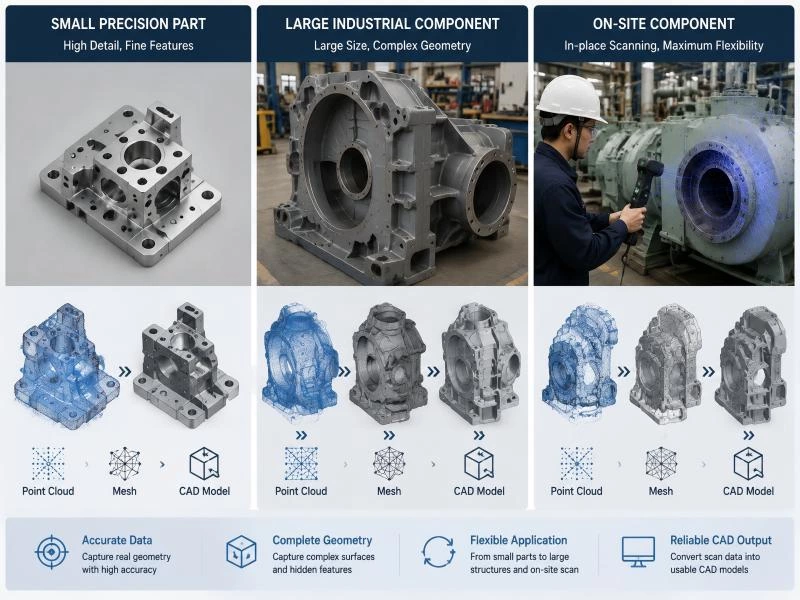 3D Scanning for Reverse Engineering: From Physical Part to CAD Model