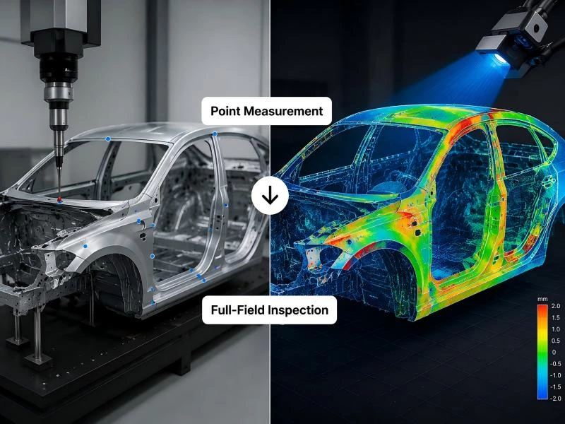 Body-in-White Inspection: How 3D Scanning Improves Automotive Manufacturing Quality
