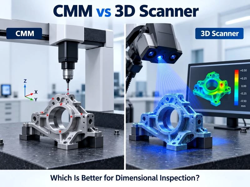 CMM vs 3D Scanner: Which Is Better for Dimensional Inspection?