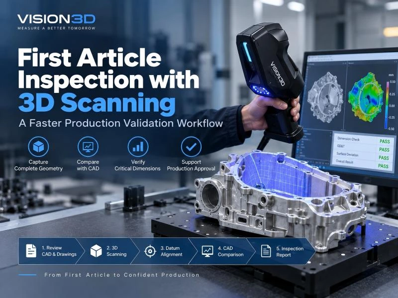 First Article Inspection with 3D Scanning: A Faster Production Validation Workflow