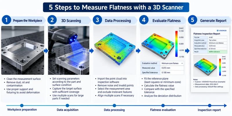 How to Measure Flatness with a 3D Scanner